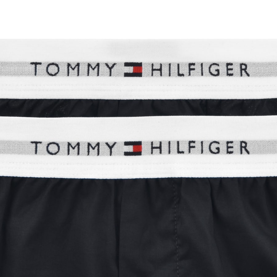 Image number 4 for Tommy Hilfiger Underwear 2 Pack Boxers Navy