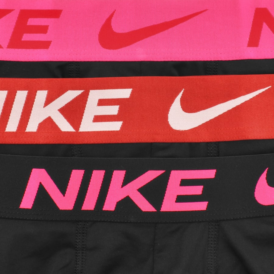 Image number 5 for Nike Essential Micro 3 Pack Boxer Briefs Black