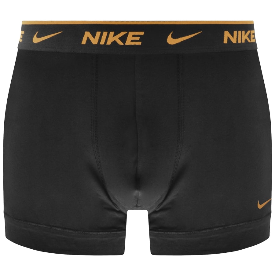 Image number 2 for Nike 3 Pack Everyday Trunks Black