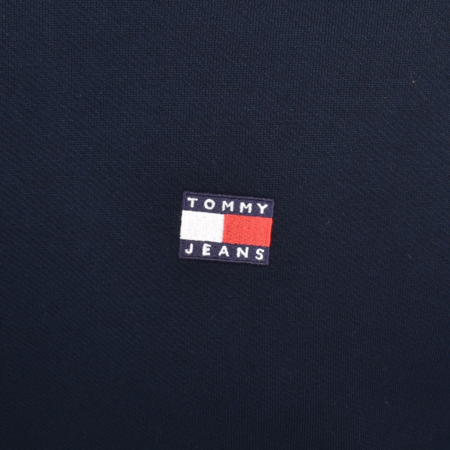 Image number 3 for Tommy Jeans Badge Hoodie Navy