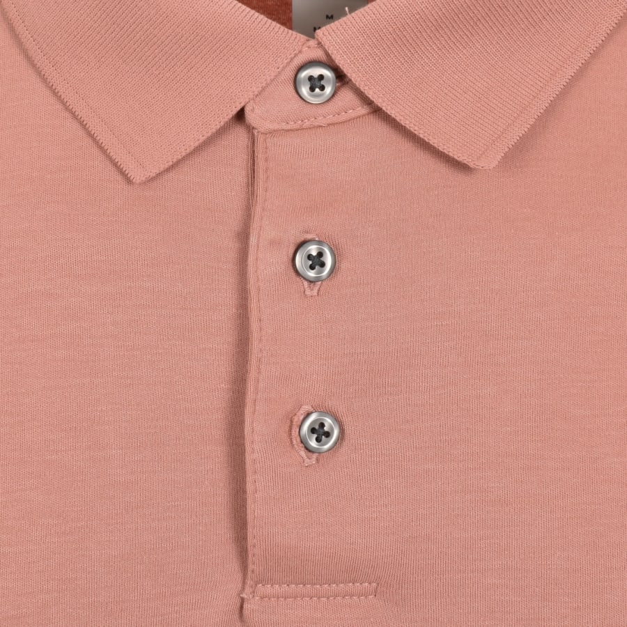 Image number 4 for Calvin Klein Chest Emblem Polo Sunset Rose