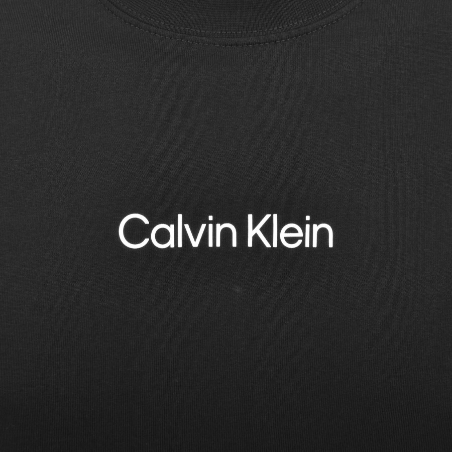 Image number 3 for Calvin Klein Relaxed Fit Logo T Shirt Black