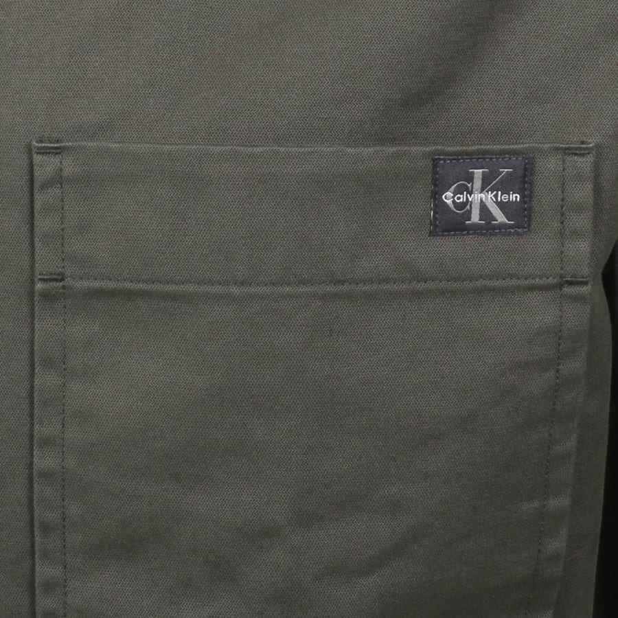 Image number 3 for Calvin Klein Jeans Overshirt Beluga Grey