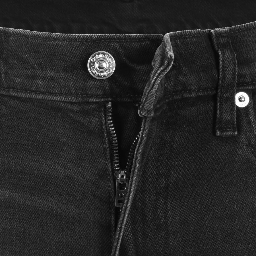 Image number 5 for Calvin Klein Jeans Slim Taper Jeans Black