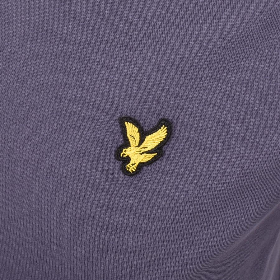 Image number 3 for Lyle And Scott Crew Neck T Shirt Purple