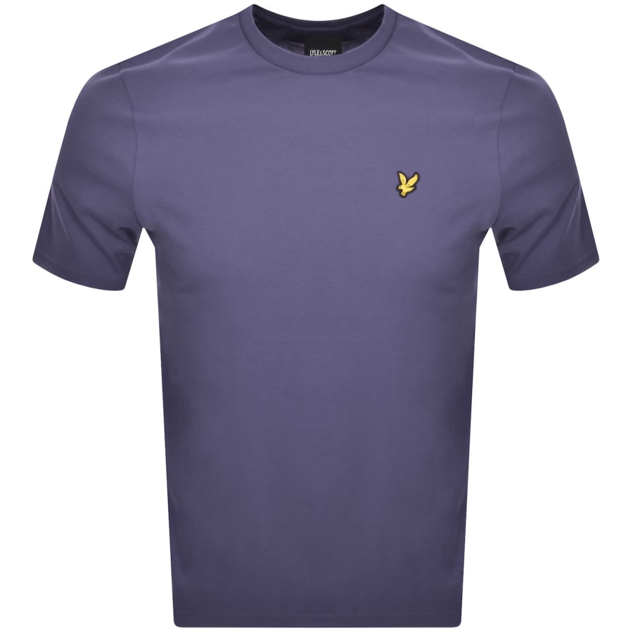 Image number 1 for Lyle And Scott Crew Neck T Shirt Purple