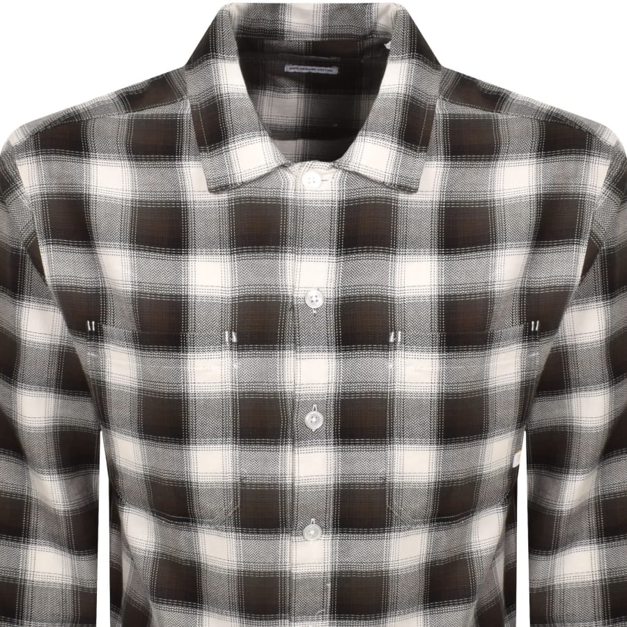 Image number 2 for Farah Lavelle Check Shirt Black Brown