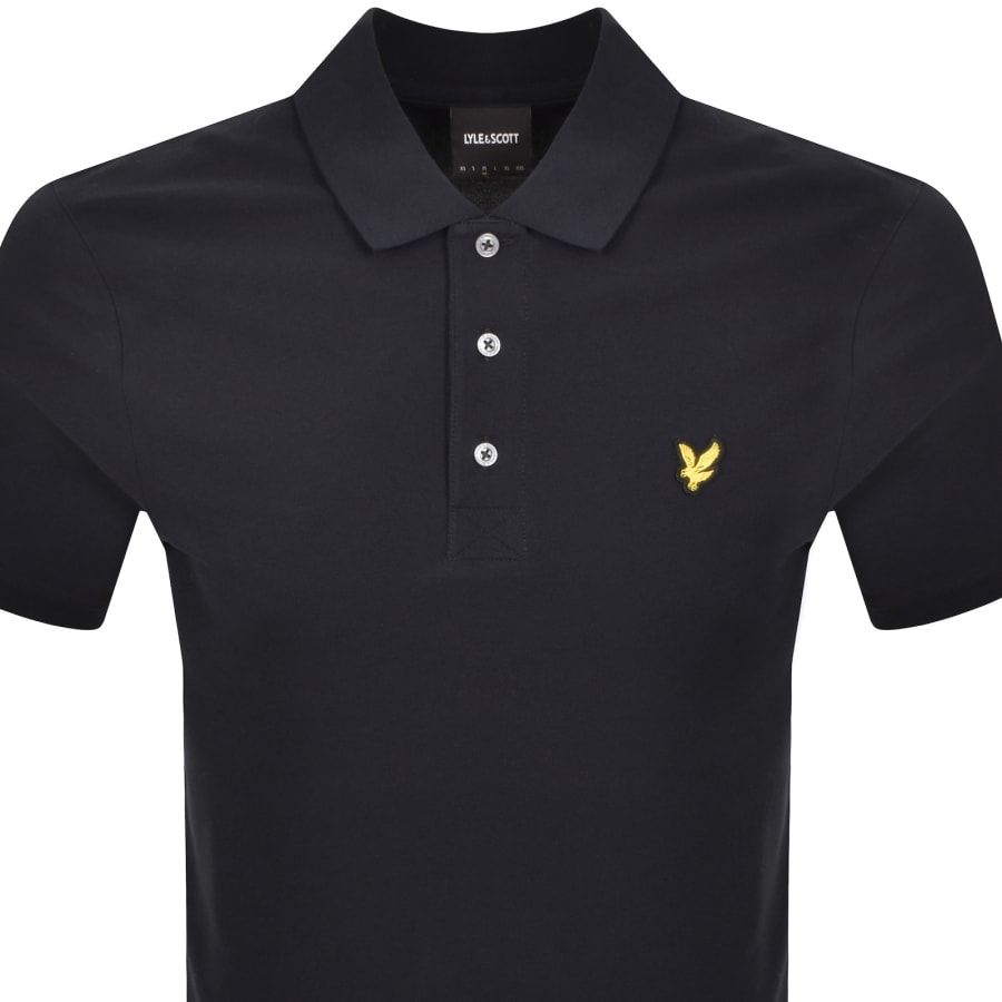 Image number 2 for Lyle And Scott Plain Polo T Shirt Dark Navy