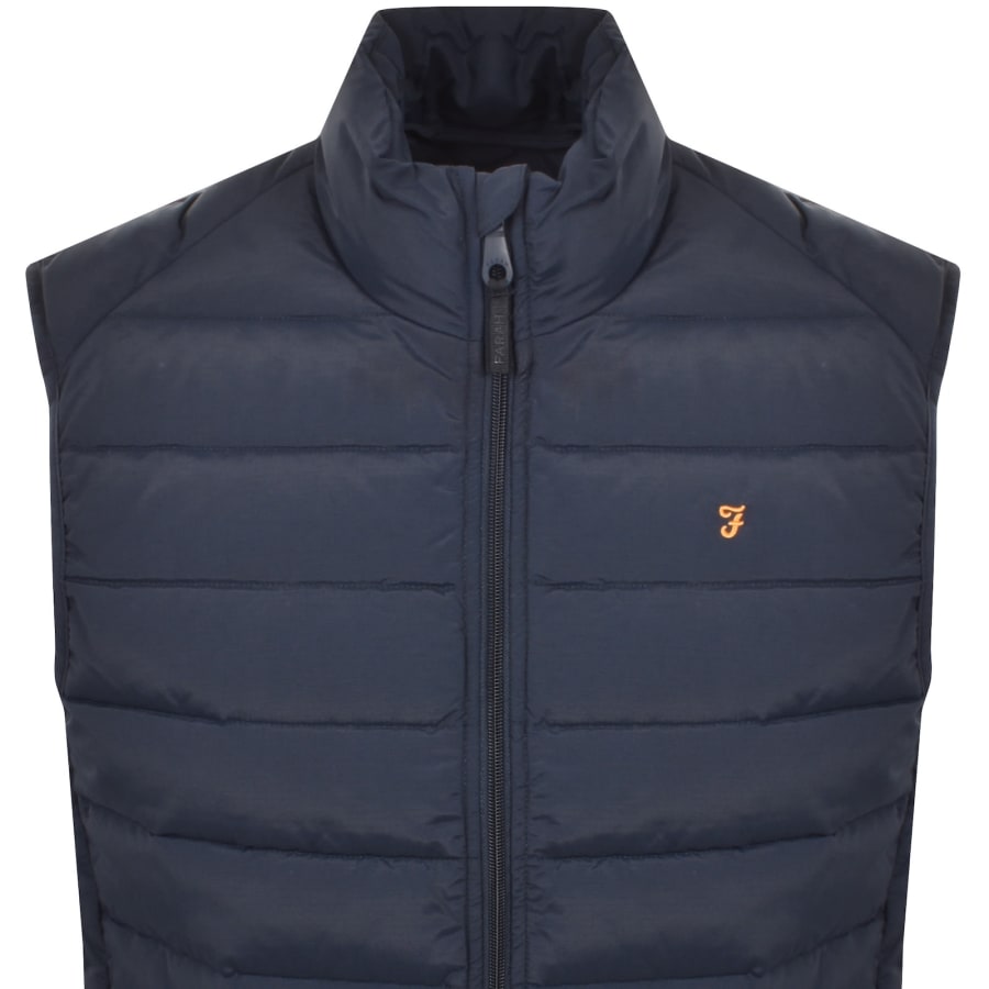 Image number 2 for Farah Kennedy Padded Gilet Yale Blue