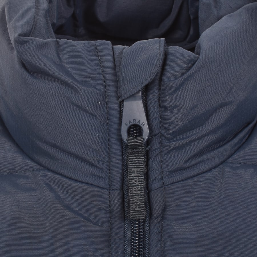 Image number 4 for Farah Kennedy Padded Gilet Yale Blue