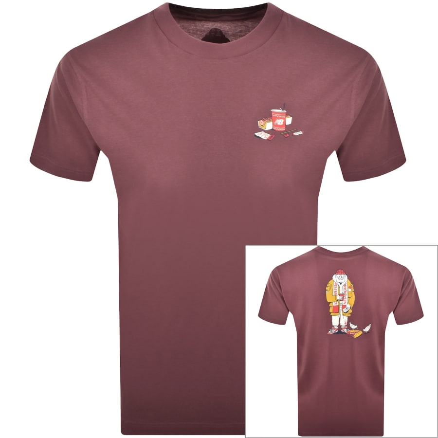 Image number 1 for New Balance Spectator T Shirt Burgundy