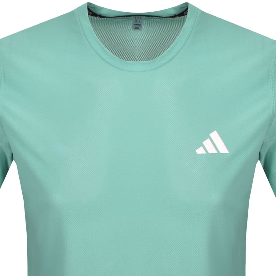 Image number 2 for adidas Sportswear Own The Run T Shirt Turquoise
