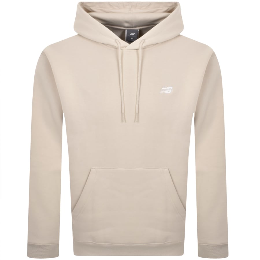 Image number 1 for New Balance Logo Hoodie Beige