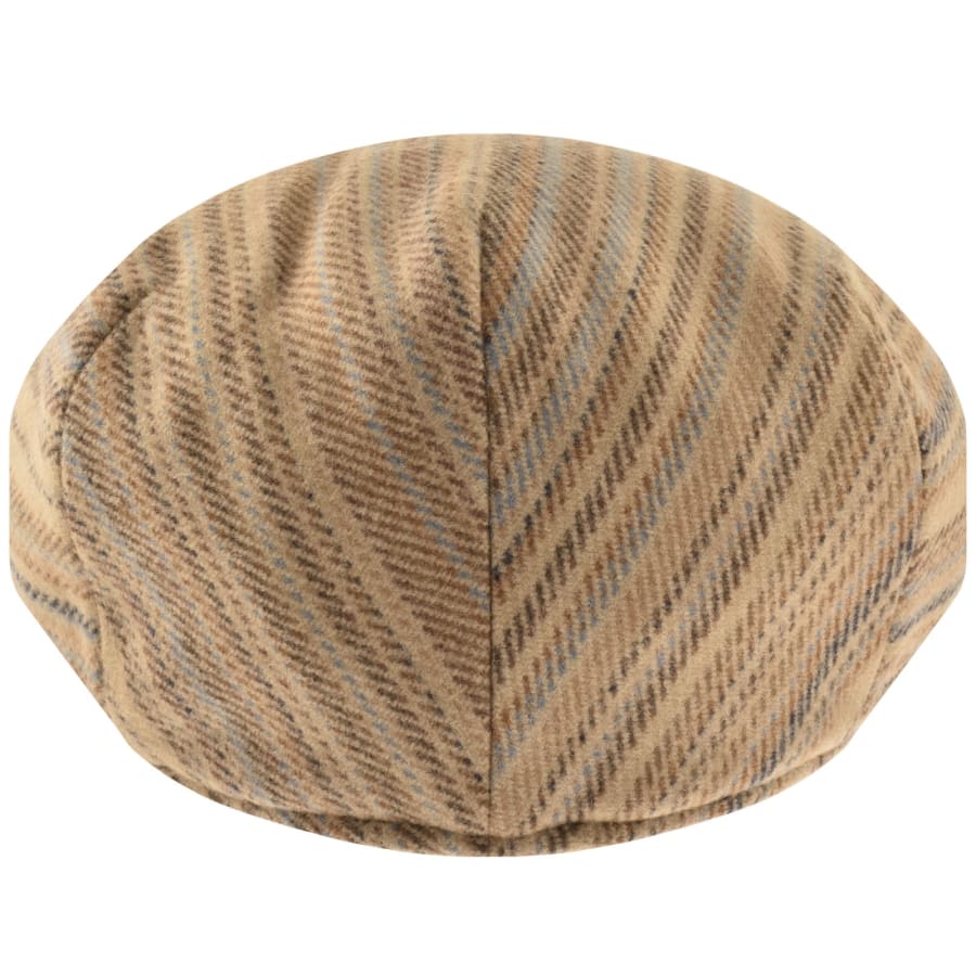 Image number 2 for Paul Smith Wool Flat Cap Brown