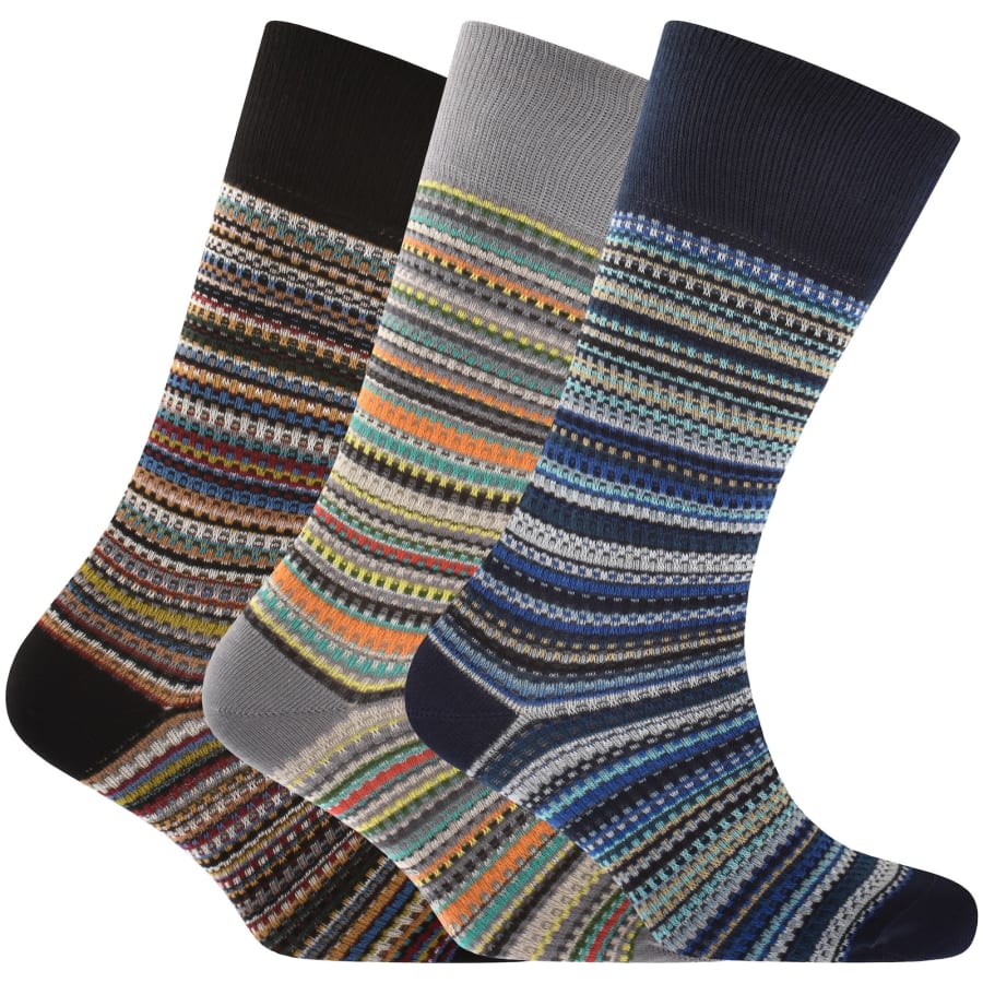 Image number 1 for Paul Smith 3 Pack Signature Socks