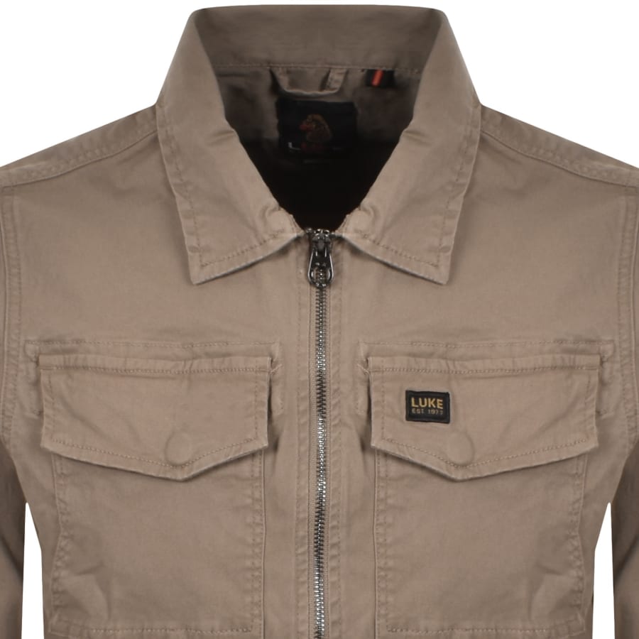 Image number 2 for Luke 1977 Conrith Overshirt Hard Nut Brown