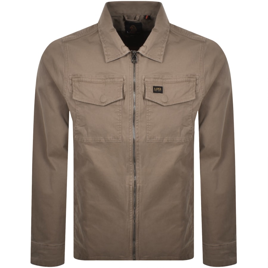 Image number 1 for Luke 1977 Conrith Overshirt Hard Nut Brown