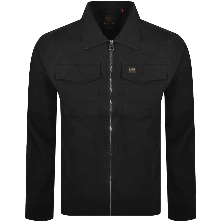 Image number 1 for Luke 1977 Conrith Overshirt Black
