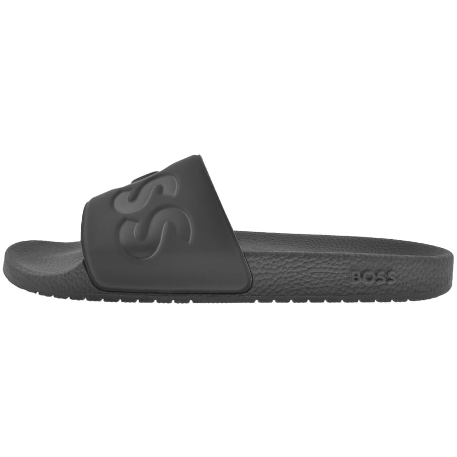 Image number 2 for BOSS Aryeh Sliders Black