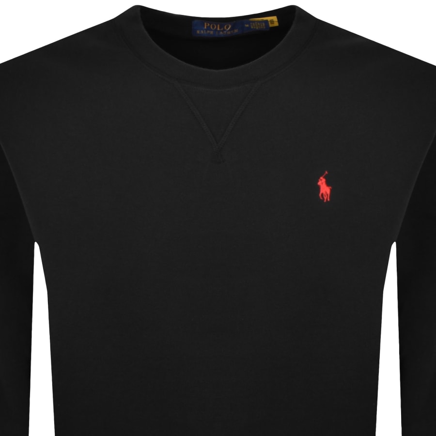 Image number 2 for Ralph Lauren Crew Neck Sweatshirt Black