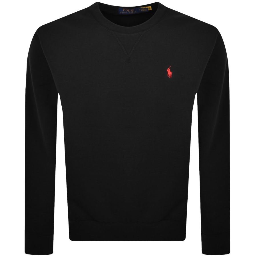 Image number 1 for Ralph Lauren Crew Neck Sweatshirt Black