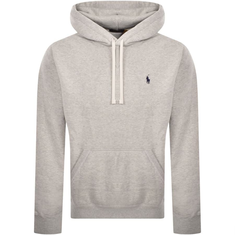 Image number 1 for Ralph Lauren Classic Hoodie Light Heather