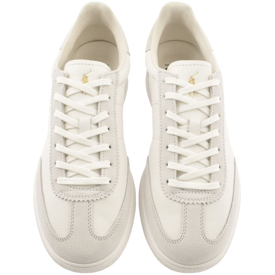 Image number 3 for Ralph Lauren Bedford Trainers White