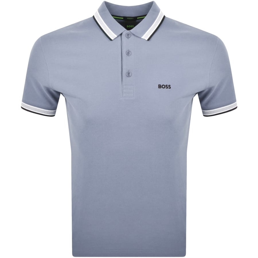 Image number 1 for BOSS Paddy Polo T Shirt Blue