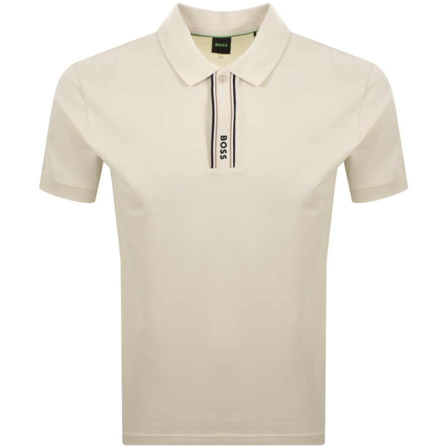 Image number 1 for BOSS Paddy Polo T Shirt Beige