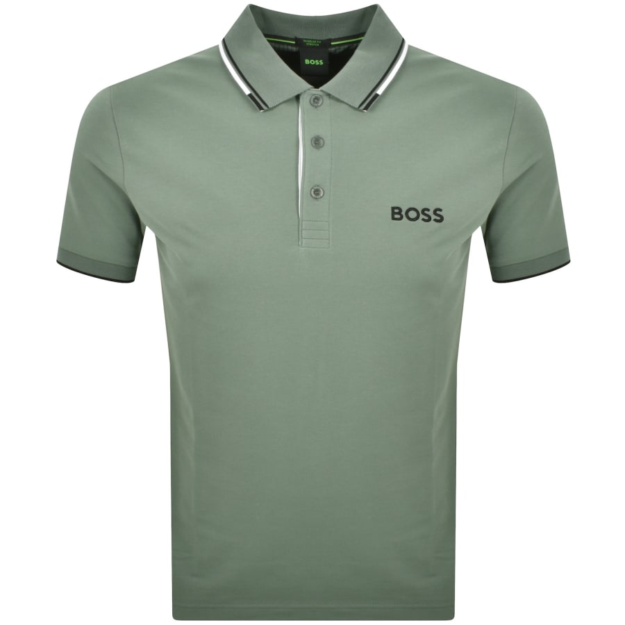 Image number 1 for BOSS Paddy Pro Polo T Shirt Green