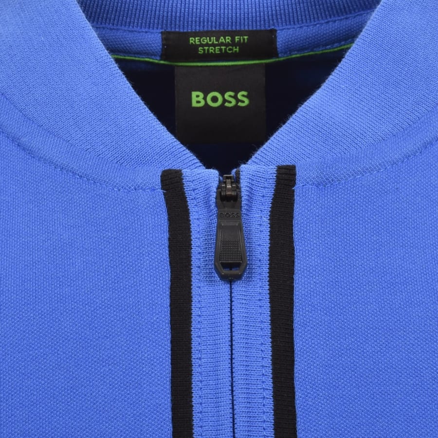 Image number 5 for BOSS Pariq Polo T Shirt Medium Blue