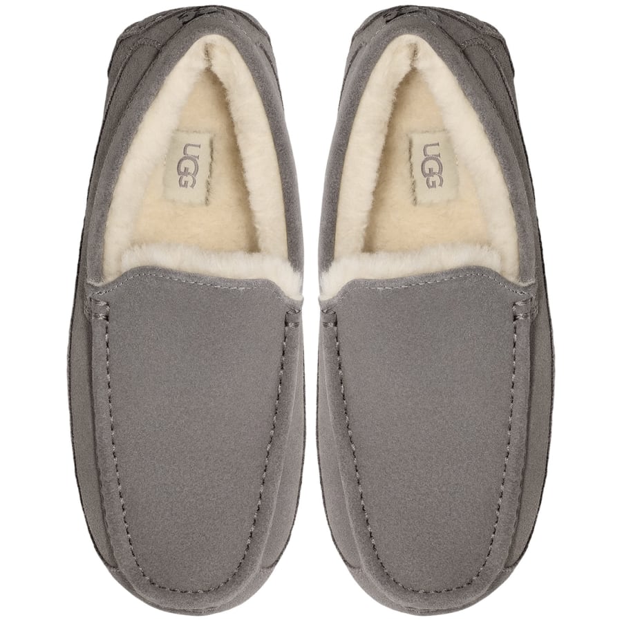 Image number 3 for UGG Ascot Slippers Grey