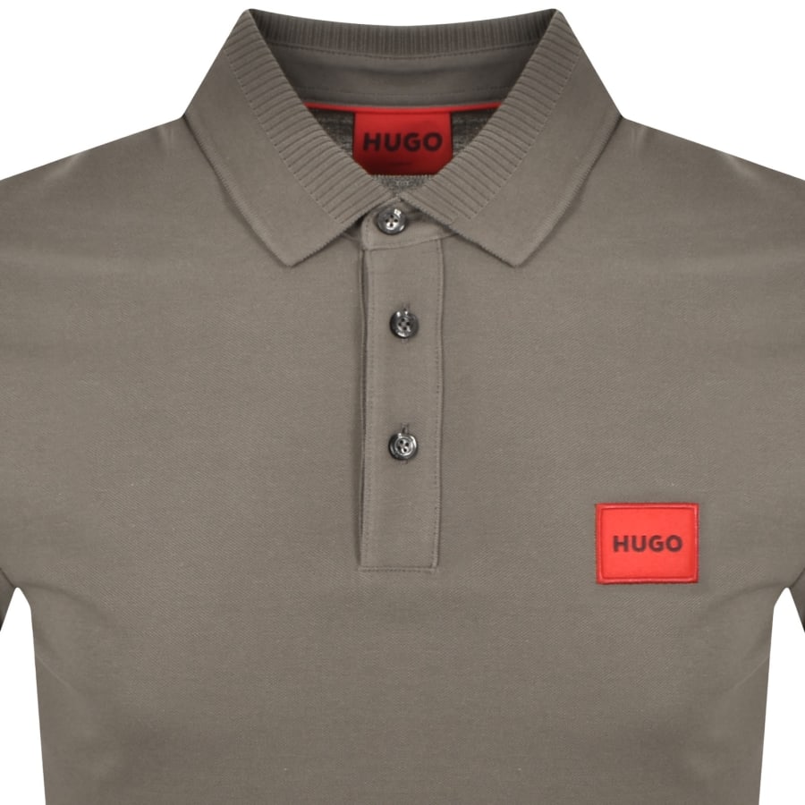 Image number 2 for HUGO Dereso 222 Polo T Shirt Grey