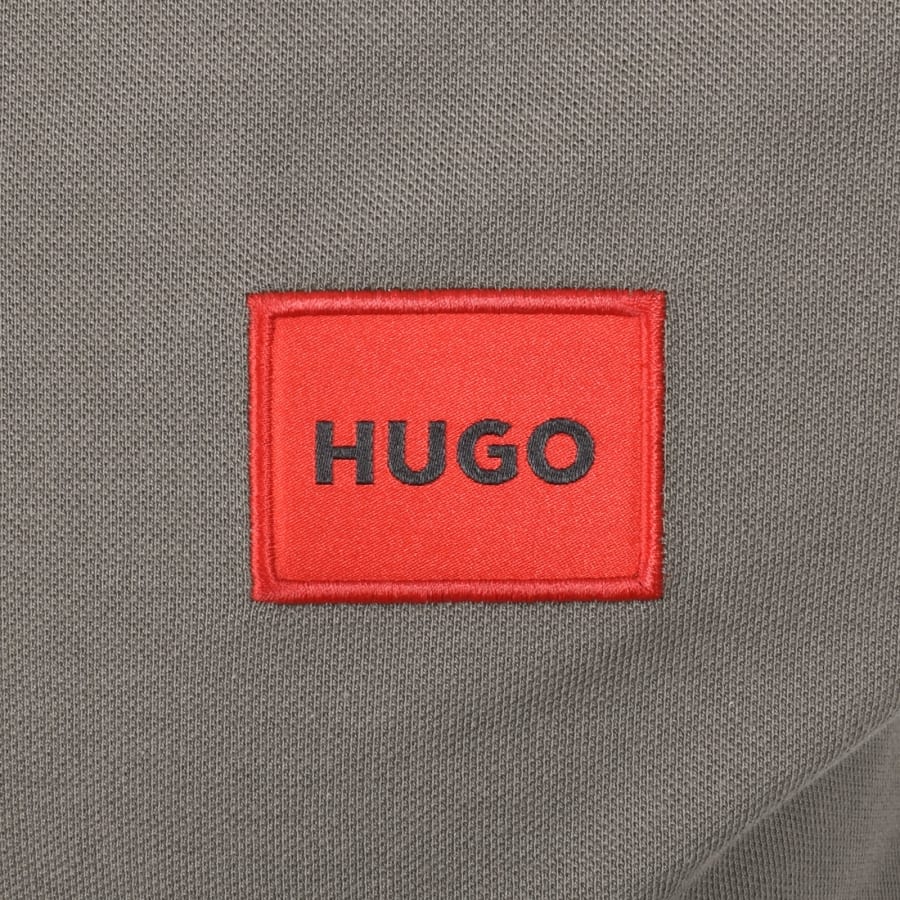 Image number 3 for HUGO Dereso 222 Polo T Shirt Grey
