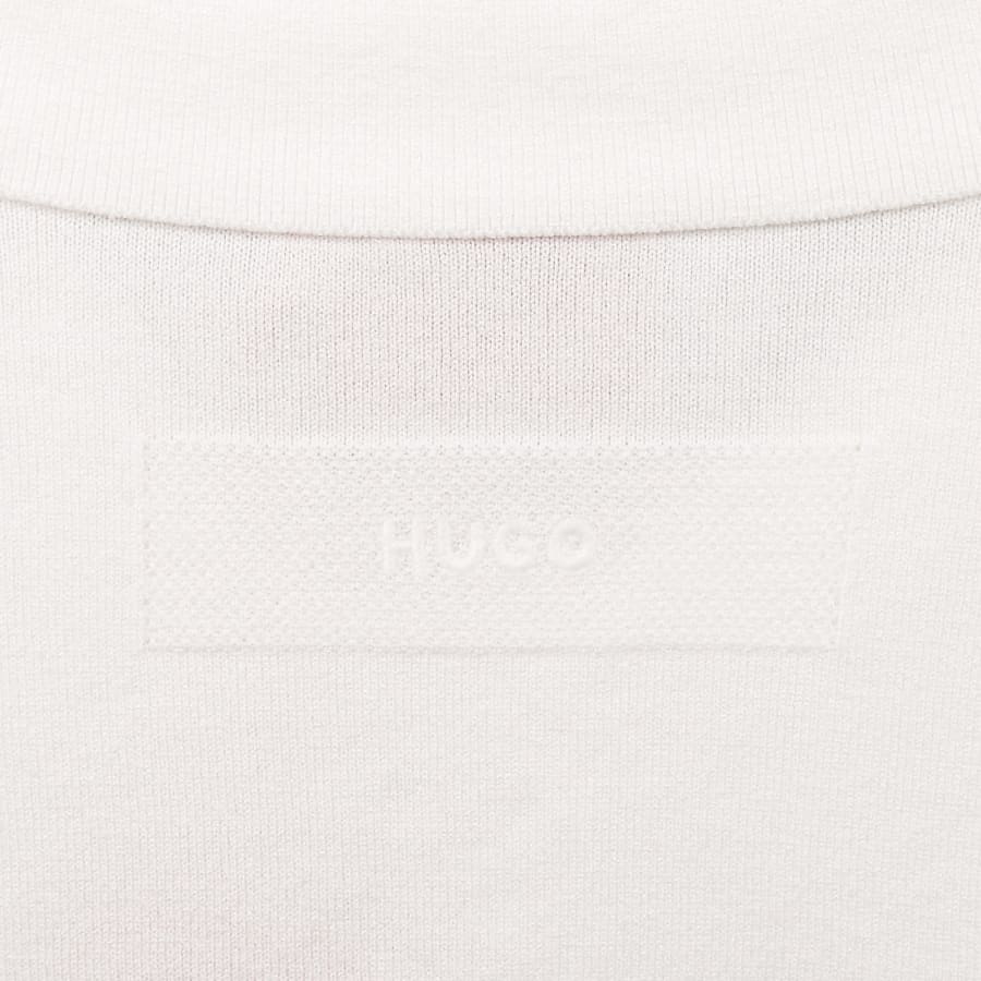 Image number 3 for HUGO San Pippo Slim Fit Polo T Shirt Cream