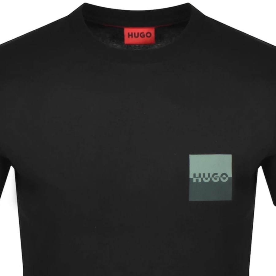 Image number 2 for HUGO Dapusi Crew Neck T Shirt Black