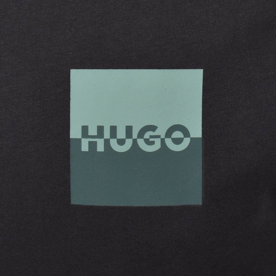 Image number 3 for HUGO Dapusi Crew Neck T Shirt Black