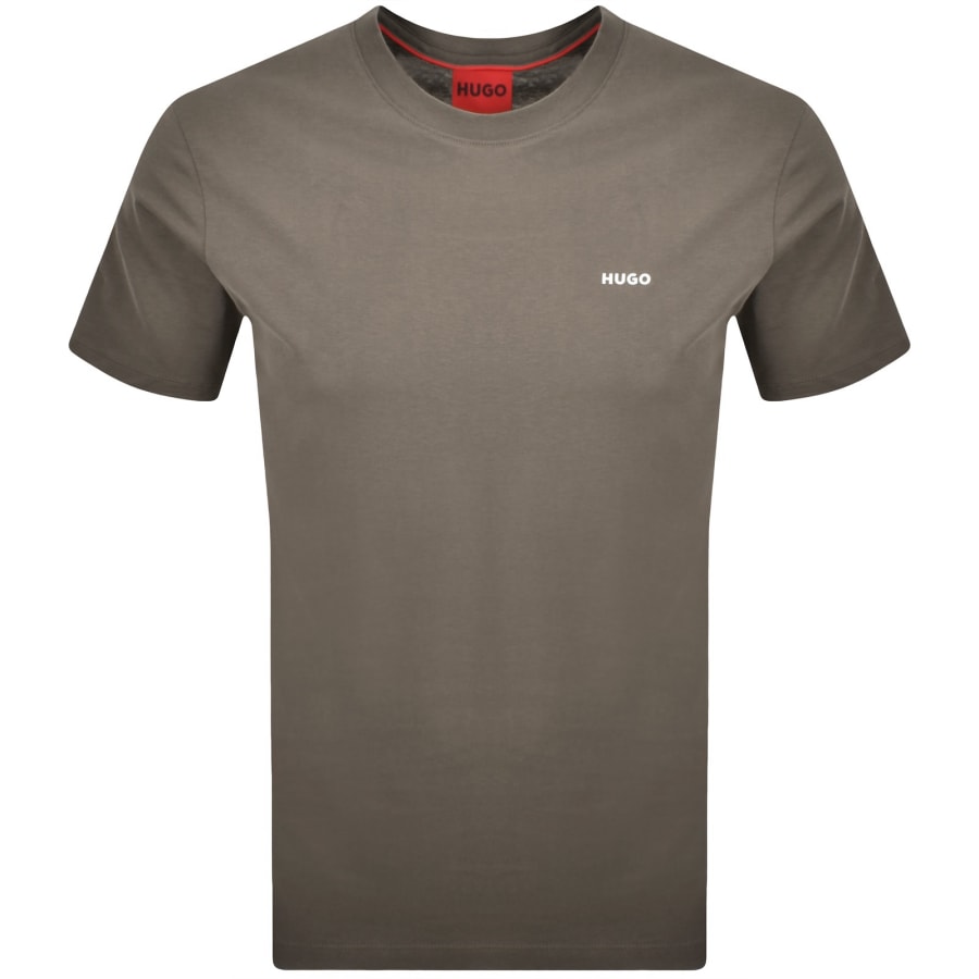 Image number 1 for HUGO Dero222 T Shirt Grey