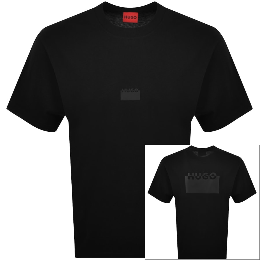 Image number 1 for HUGO Delastee T Shirt Black