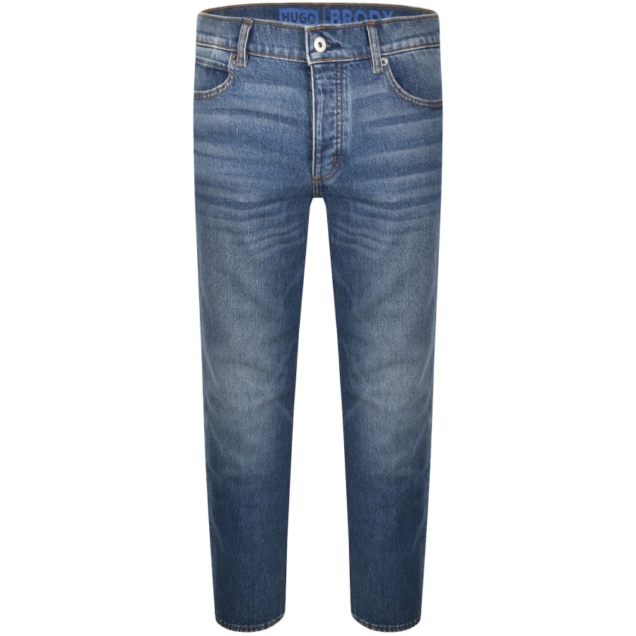 Image number 2 for HUGO Blue Brody Tapered Jeans Medium Blue