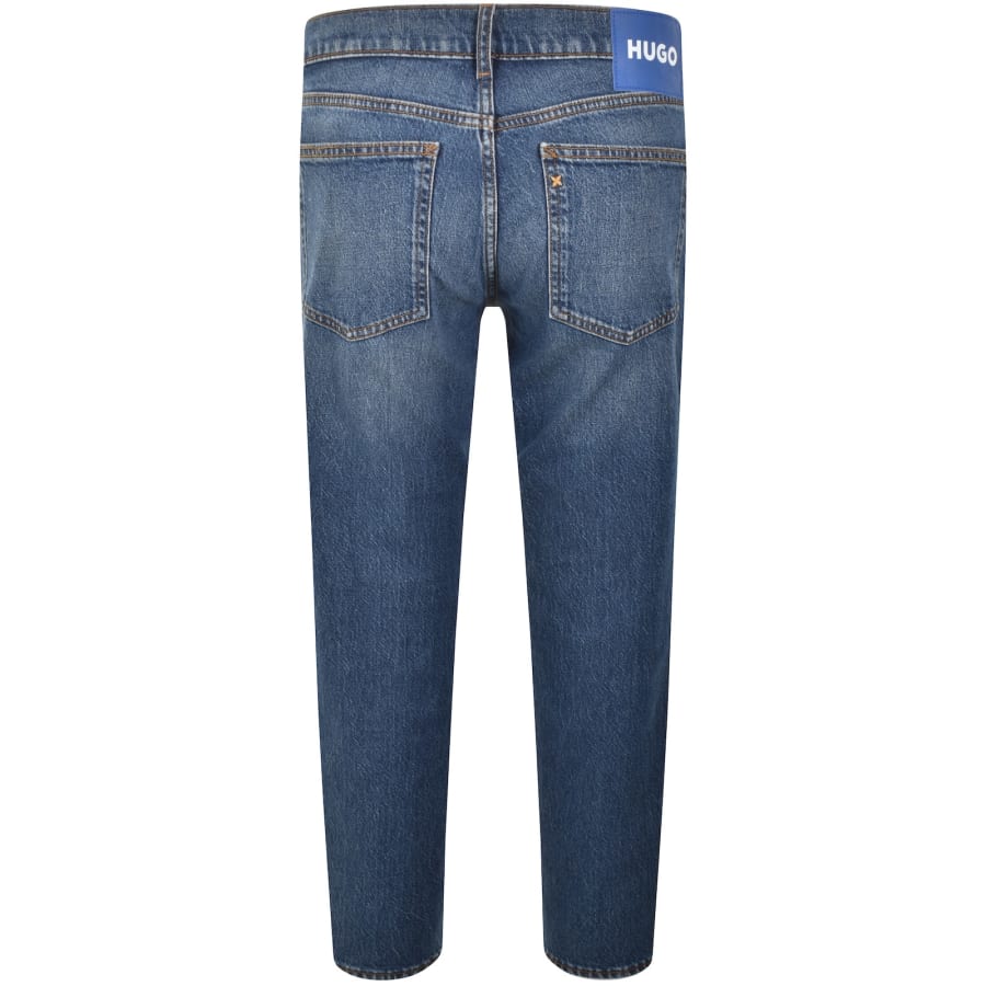 Image number 3 for HUGO Blue Brody Tapered Jeans Medium Blue
