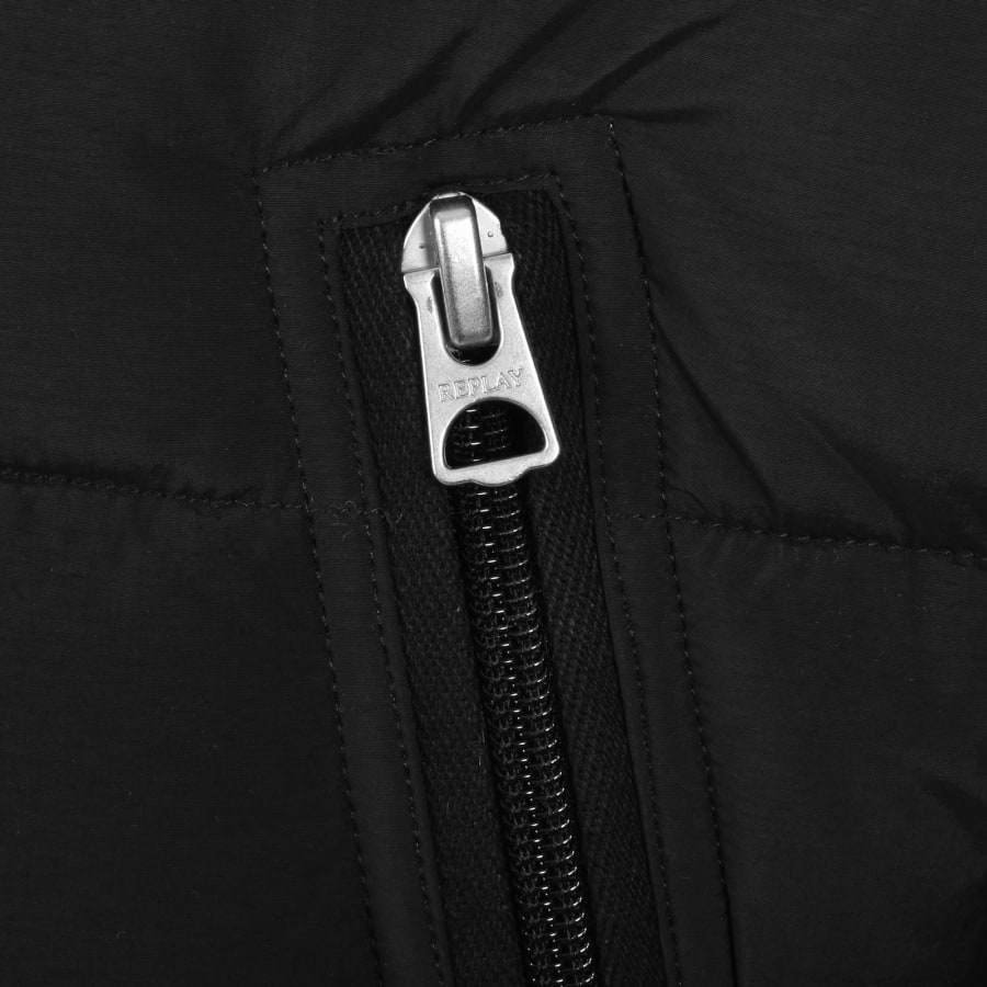 Image number 5 for Replay Padded Jacket Black