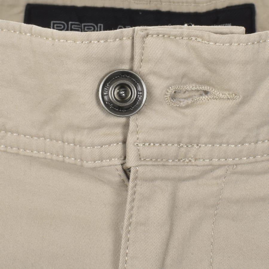 Image number 3 for Replay Joe Cargo Trousers Desert Beige
