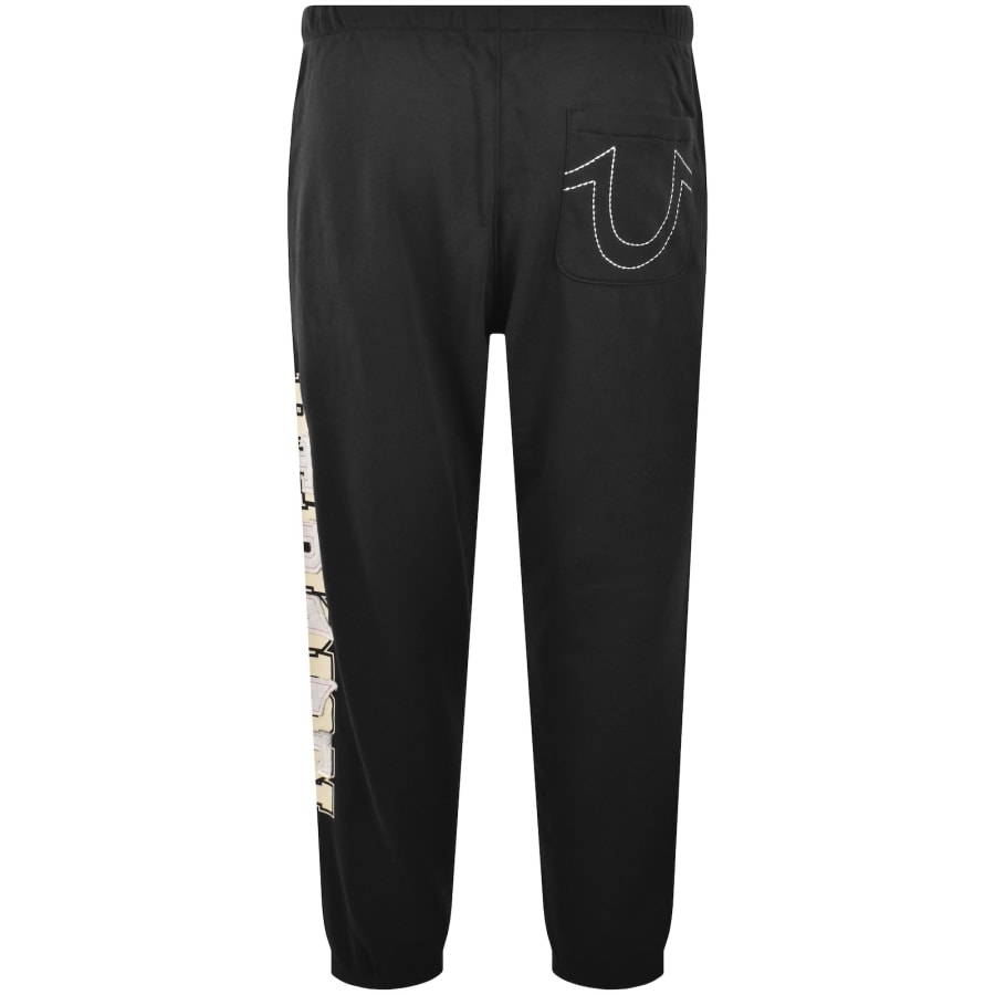 Image number 3 for True Religion Applique Joggers Black