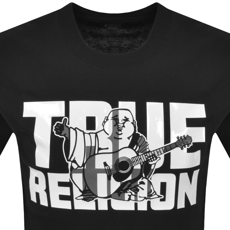 Image number 2 for True Religion Overlap Logo T Shirt Black