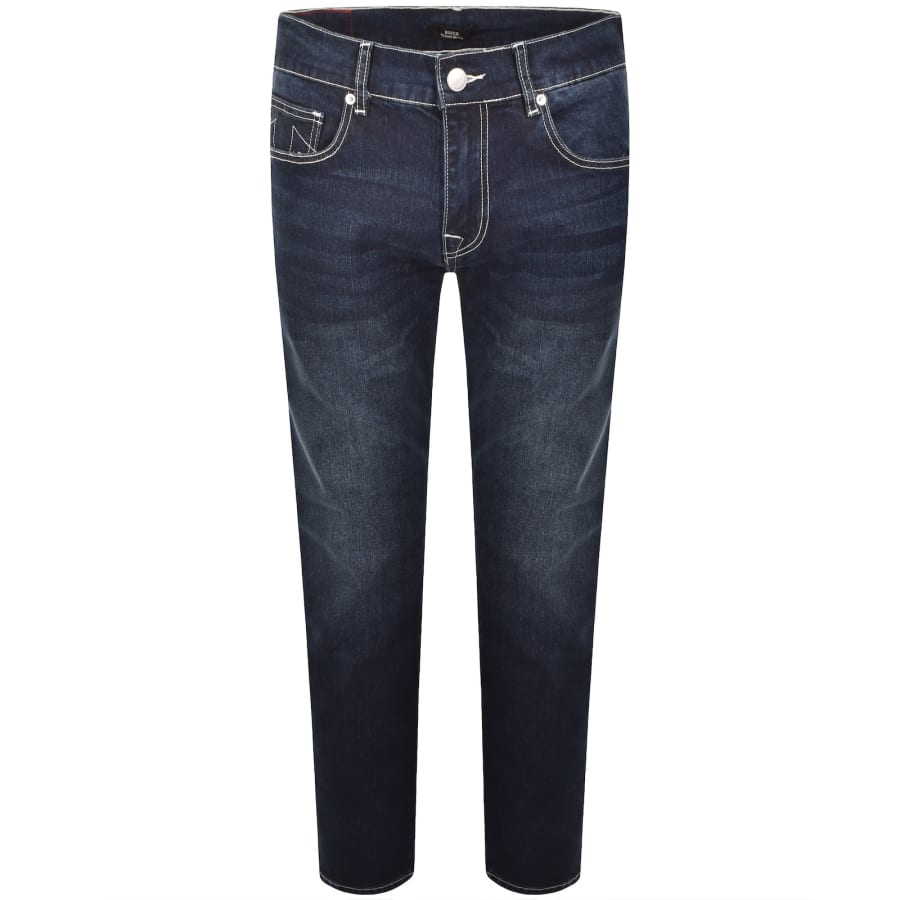 Image number 2 for True Religion Rocco Dark Wash Skinny Jeans Blue