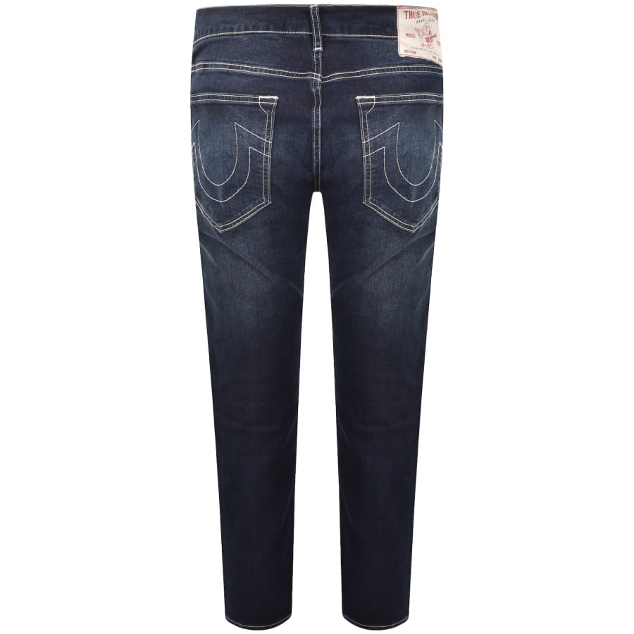 Image number 3 for True Religion Rocco Dark Wash Skinny Jeans Blue