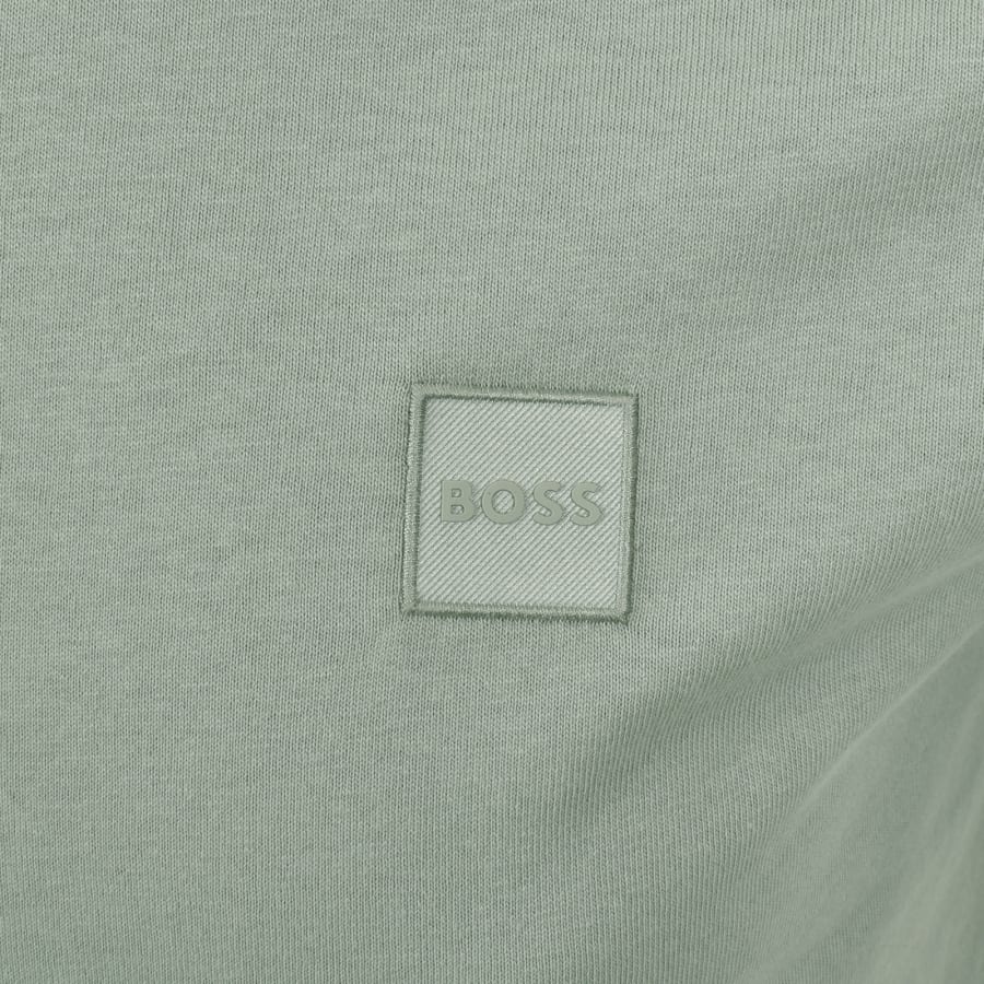 Image number 3 for BOSS Tales T Shirt Open Green