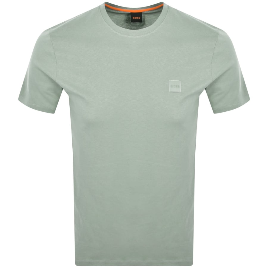 Image number 1 for BOSS Tales T Shirt Open Green