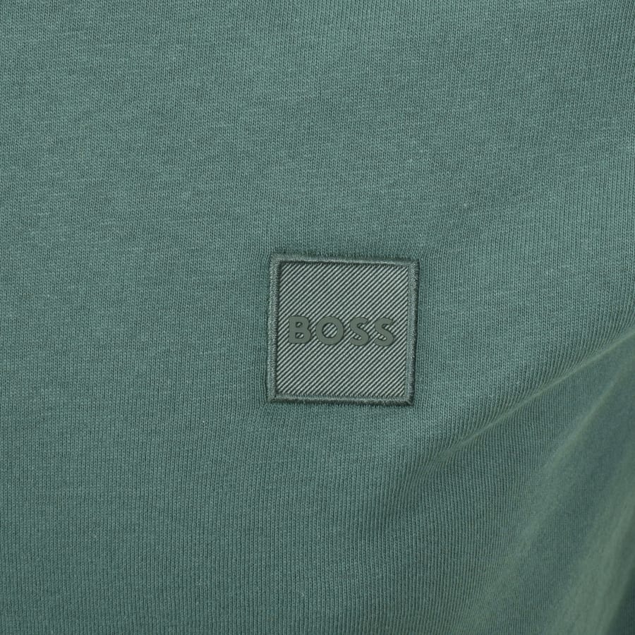 Image number 3 for BOSS Tales T Shirt Open Green